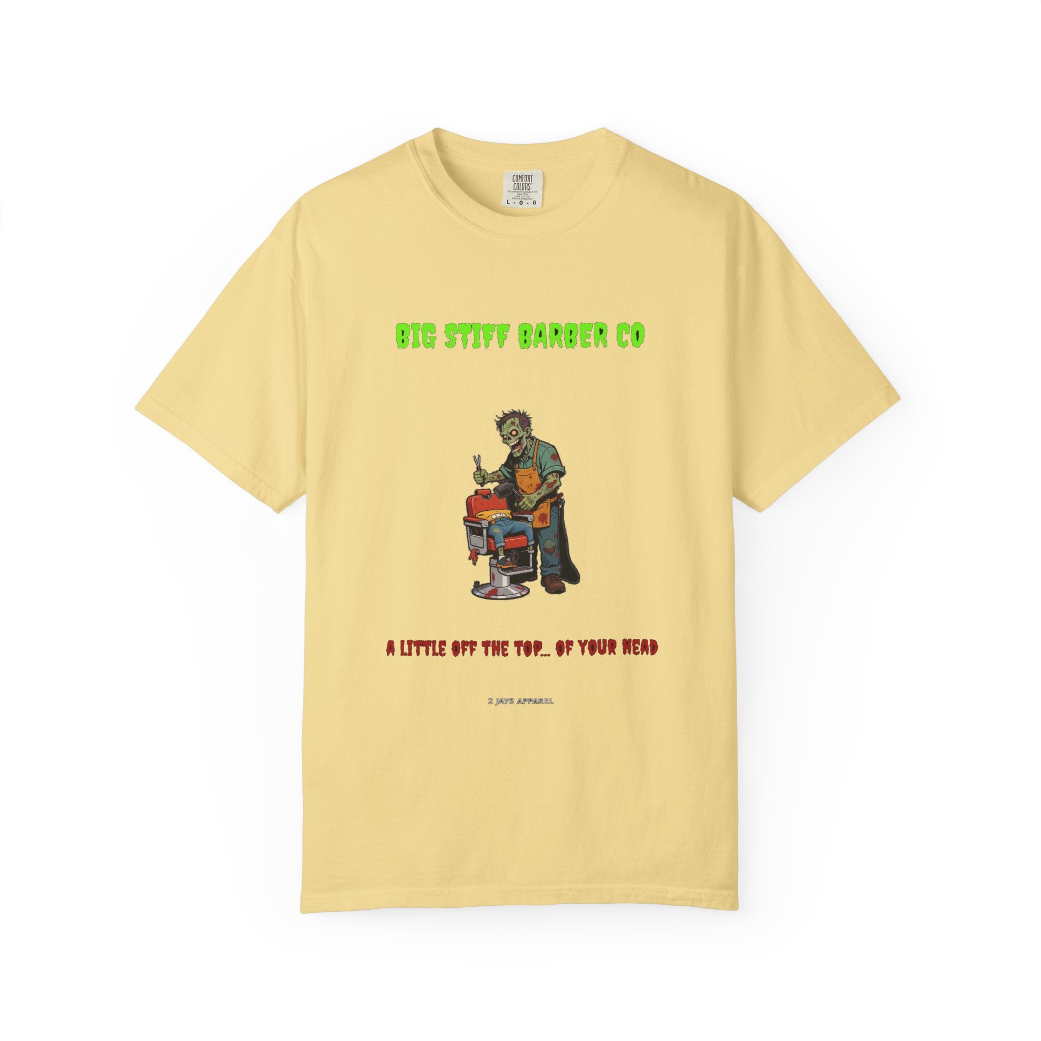 🧟 Big Stiff BARBER CO — "a little off the top... of your head"