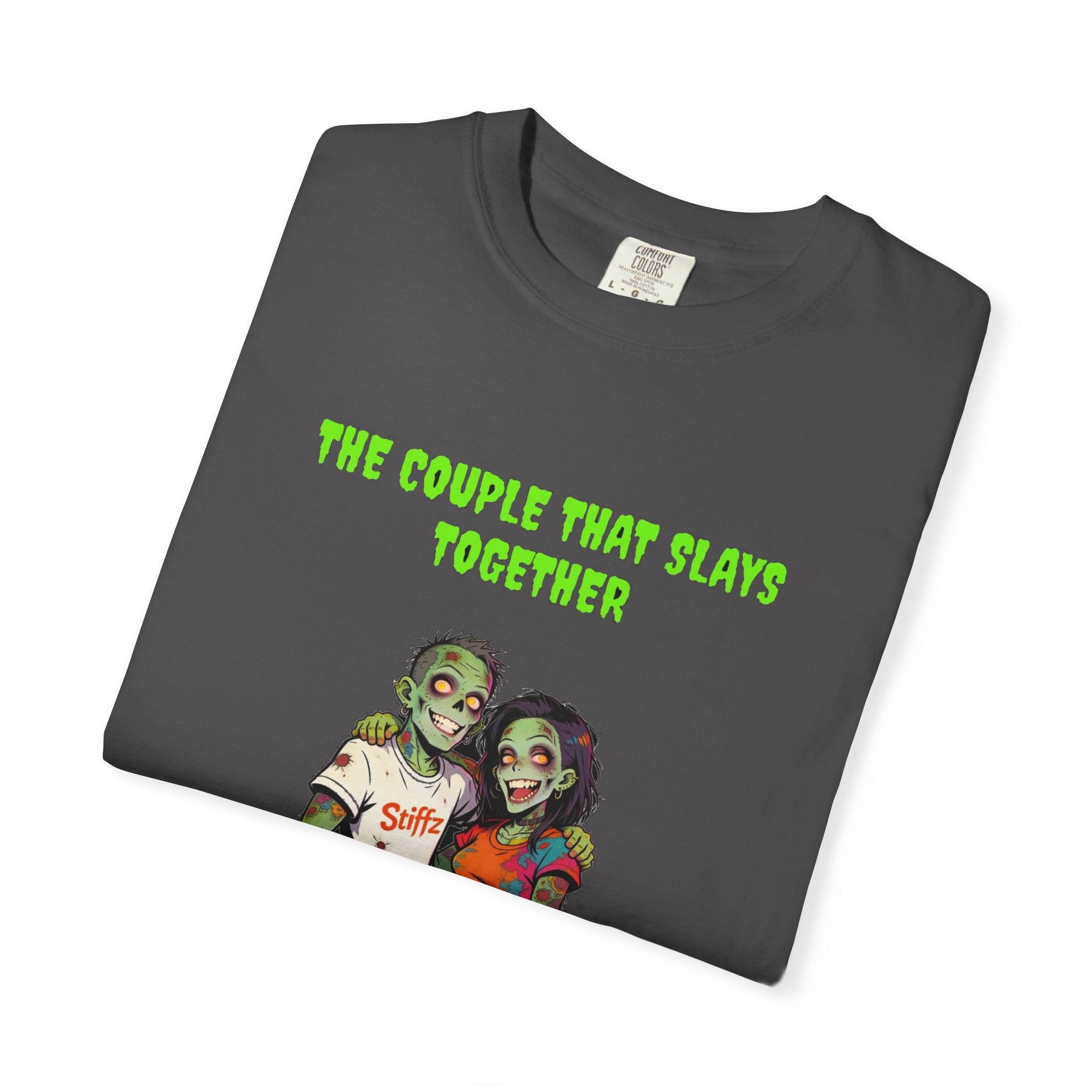 🧟❤️ Zombie Couple — THE COUPLE THAT SLAYS TOGETHER — "stays together"