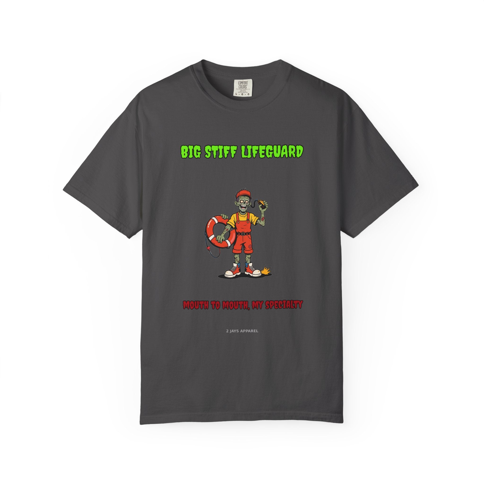 Big Stiff Lifeguard — Zombie Tee (18+)