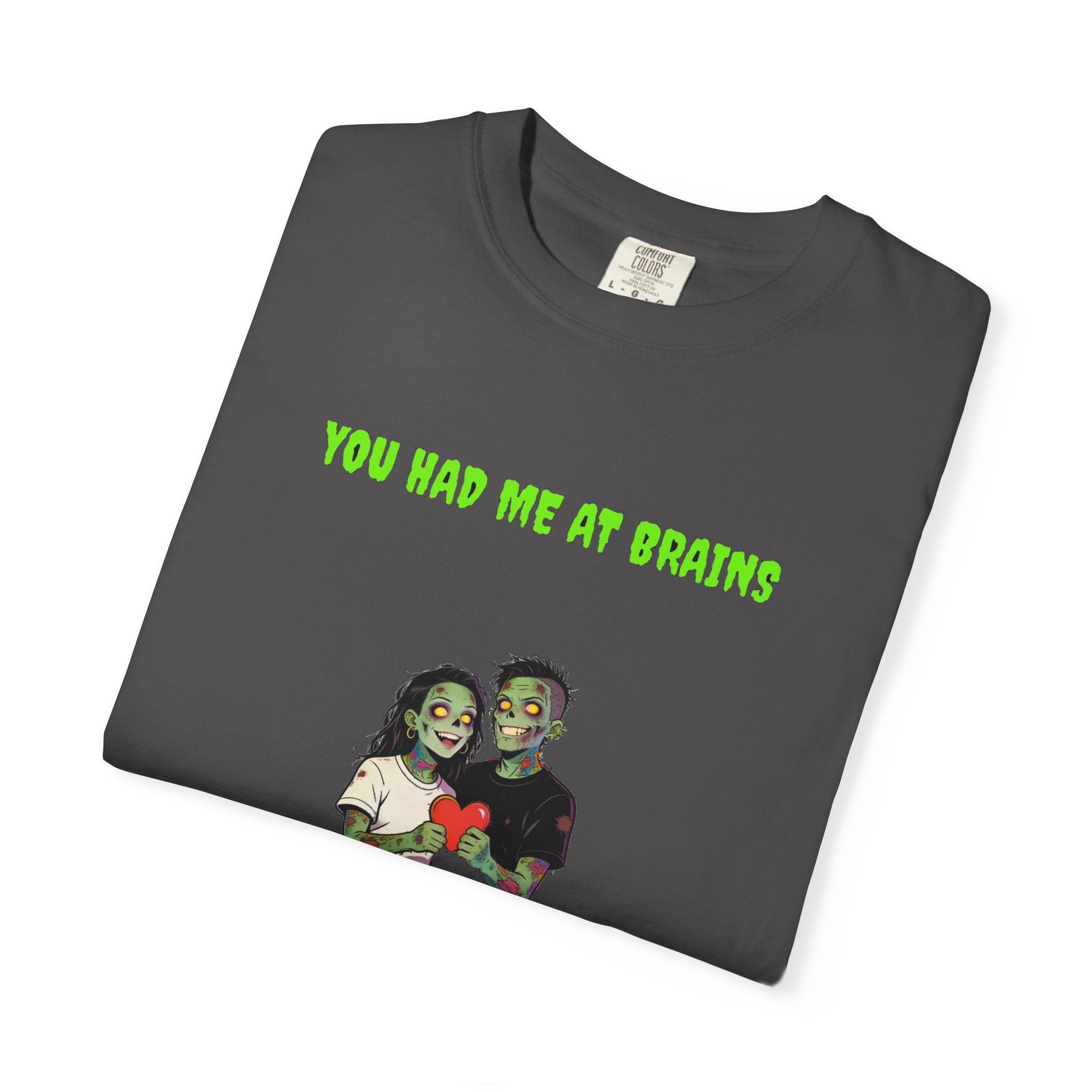 🧟❤️ Zombie Couple — YOU HAD ME AT BRAINS — "forever hungry for you"
