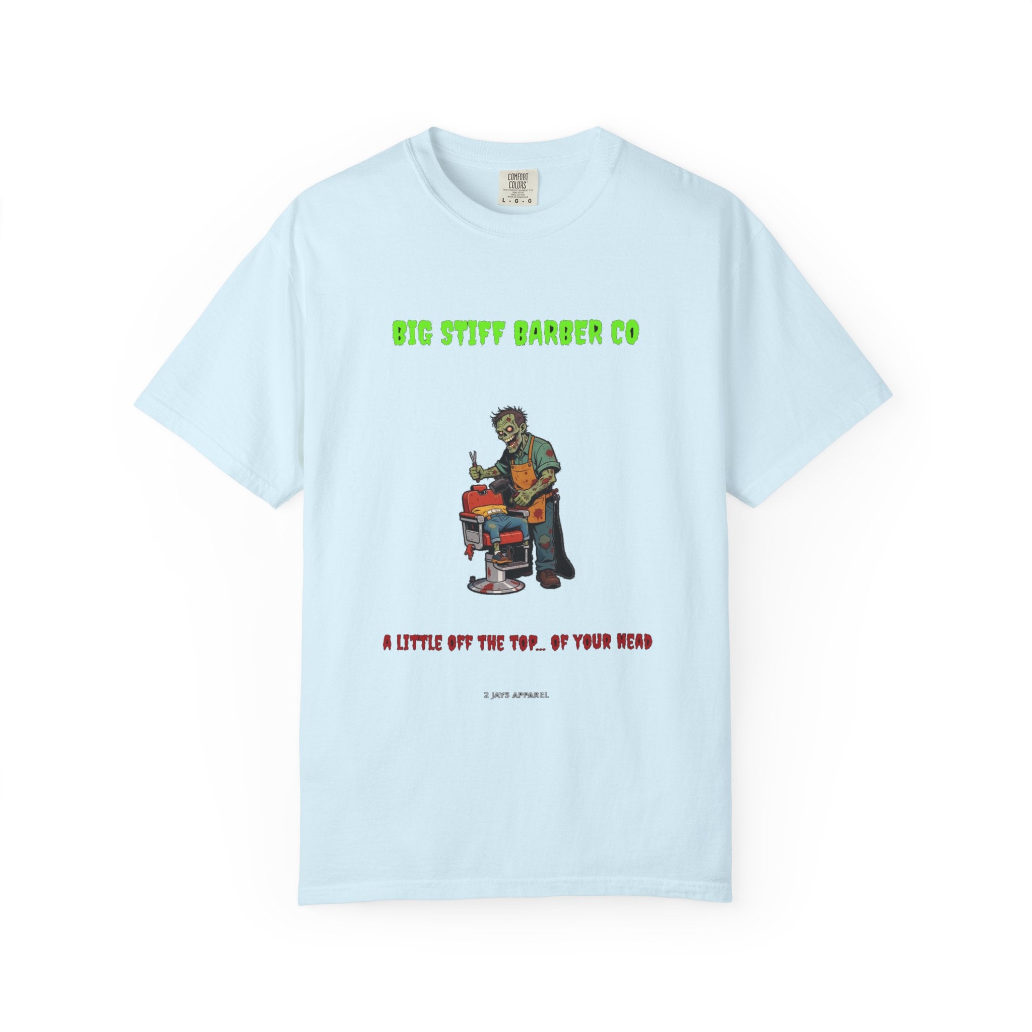 🧟 Big Stiff BARBER CO — "a little off the top... of your head"