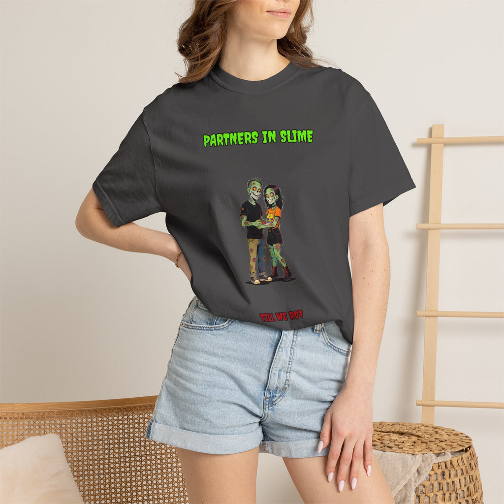 Partners In Slime — Zombie Couple Tee