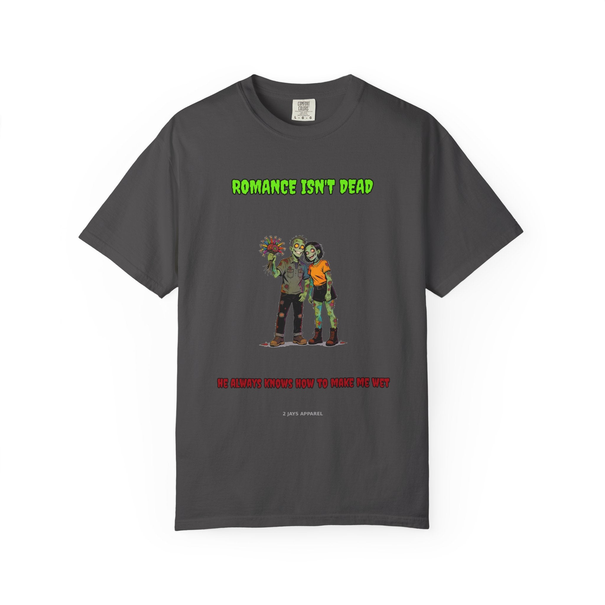Romance Isn't Dead — Zombie Couple Tee (18+)