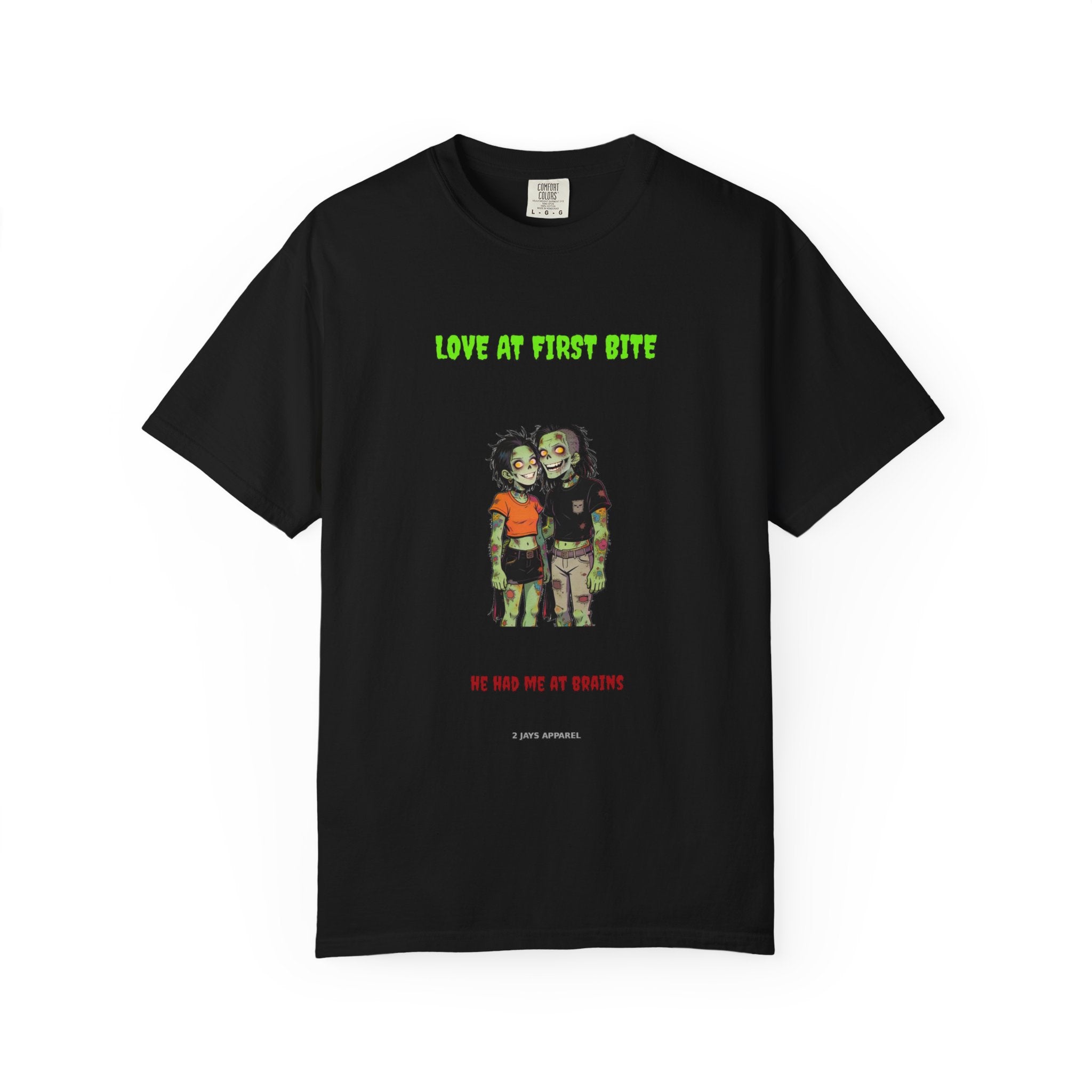 🧟❤️ Zombie Couple — LOVE AT FIRST BITE — "he had me at brains"
