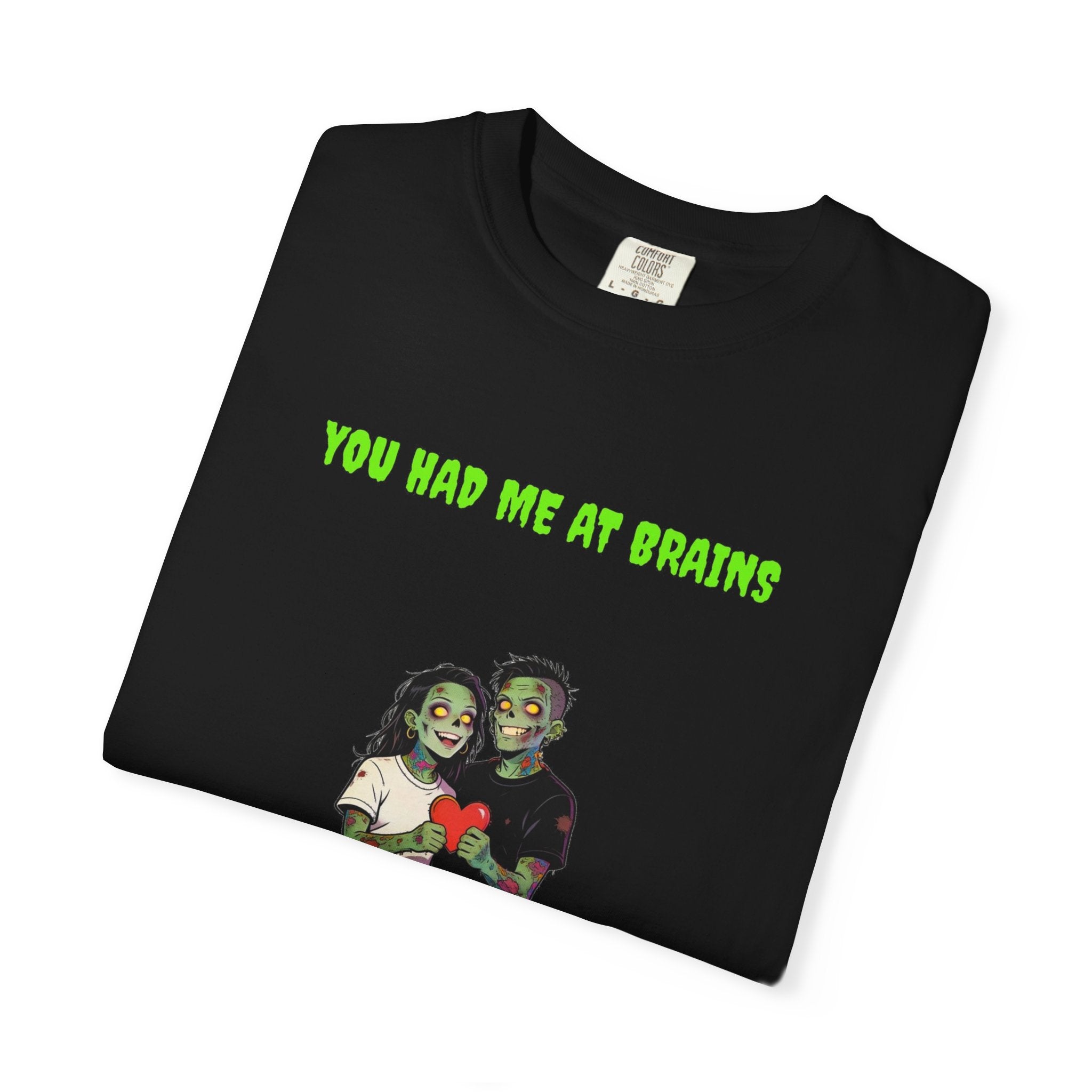 🧟❤️ Zombie Couple — YOU HAD ME AT BRAINS — "forever hungry for you"