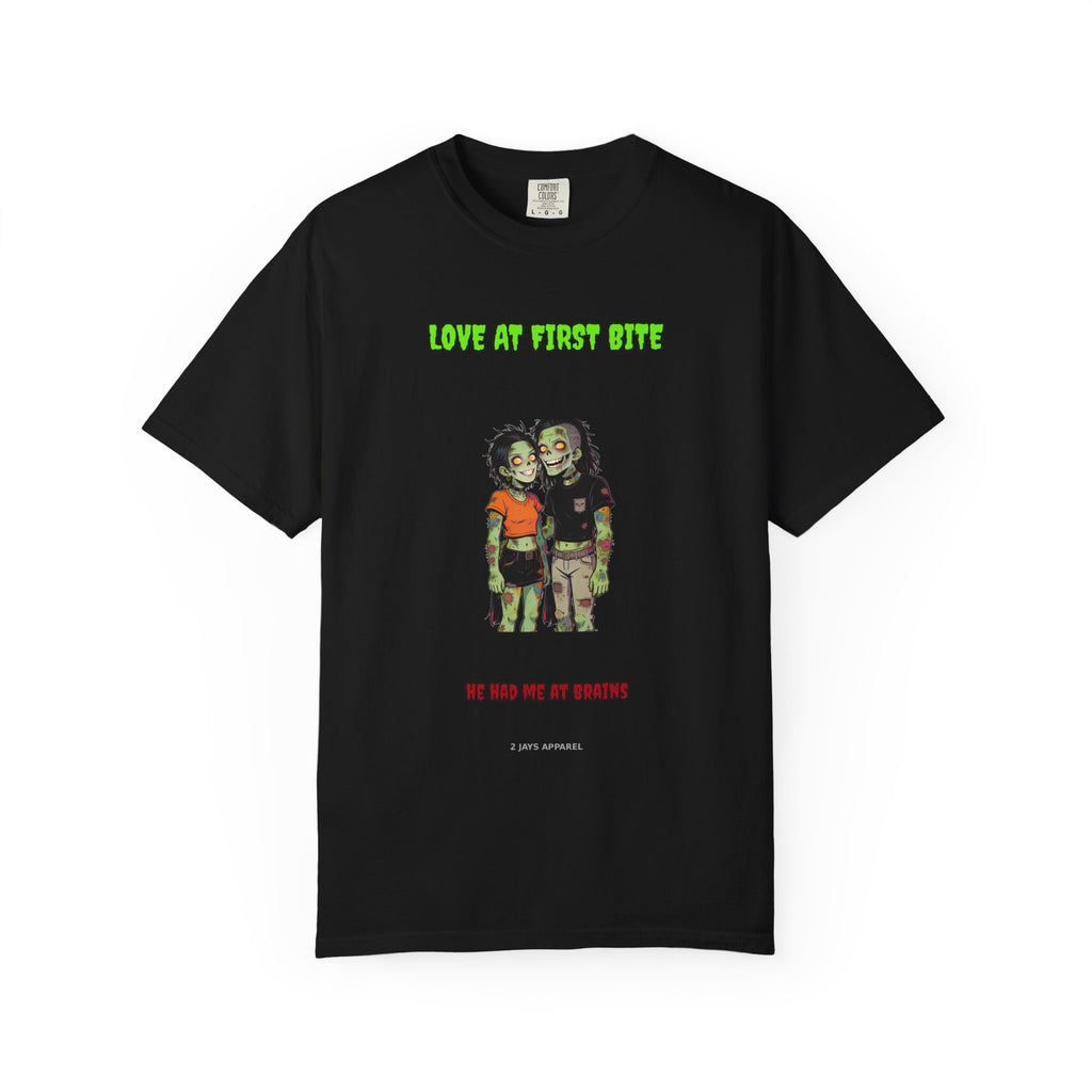 Love At First Bite — Zombie Couple Tee