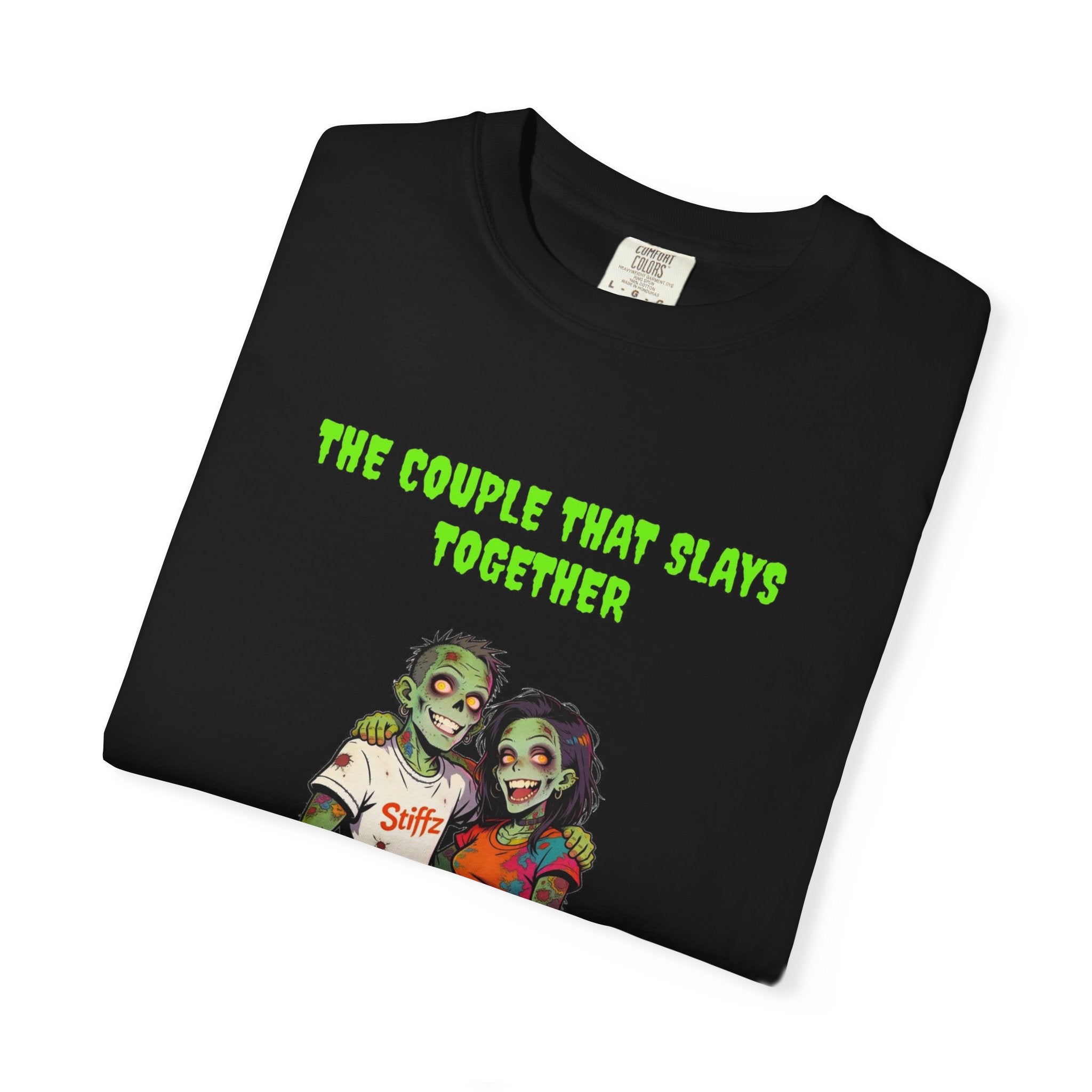 🧟❤️ Zombie Couple — THE COUPLE THAT SLAYS TOGETHER — "stays together"