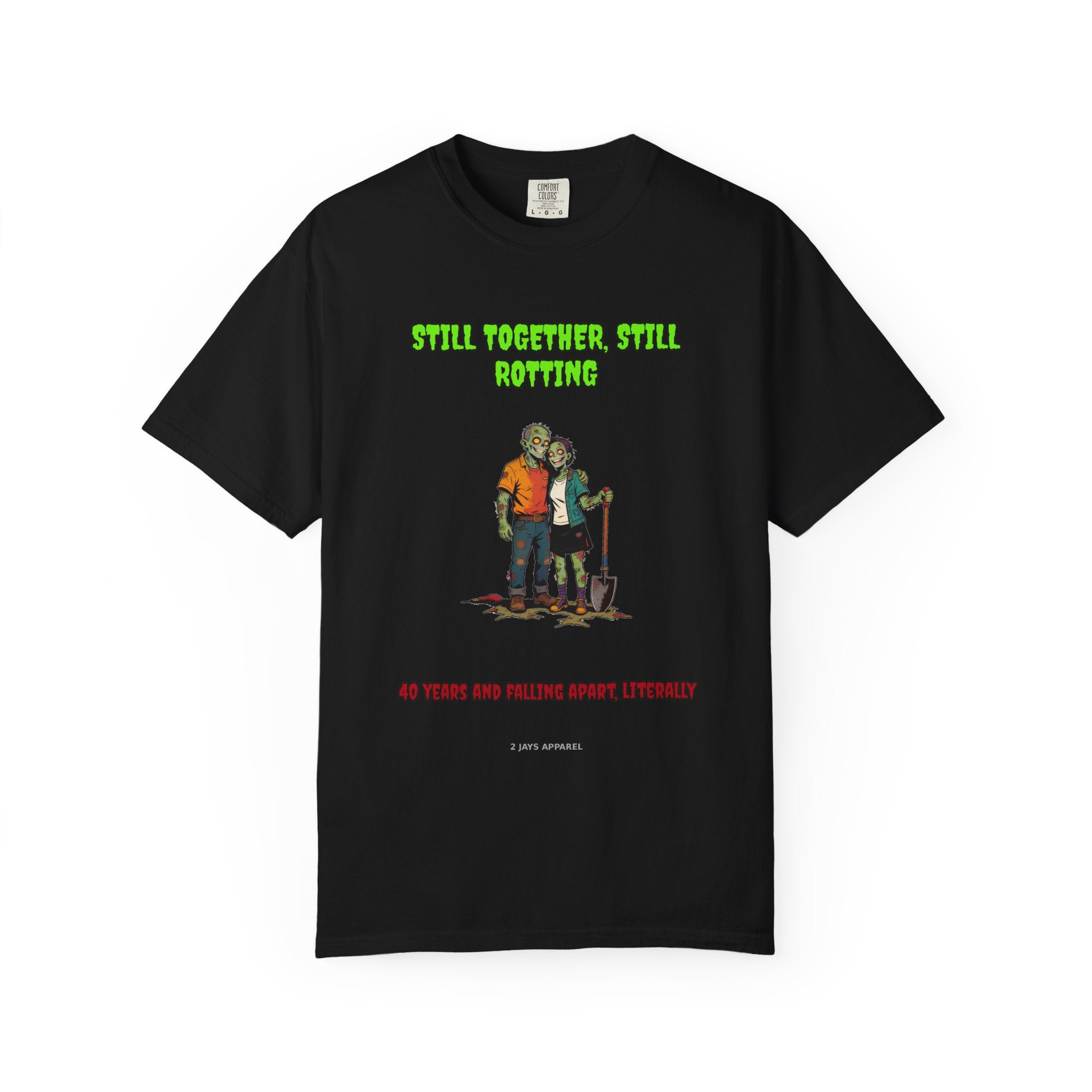 Still Together, Still Rotting — Zombie Couple Tee